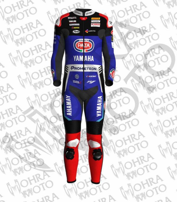 Jonathan Rea Yamaha Pata Snack WSBK 2024 Racing Suit - Image 3