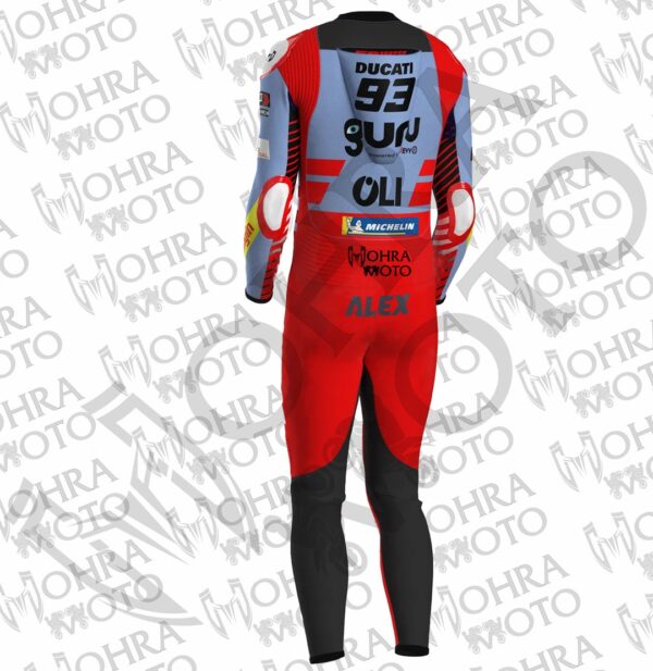 Dive into Victory: Alex Marquez 2024 Ducati Gresini Racing Suit - Image 5