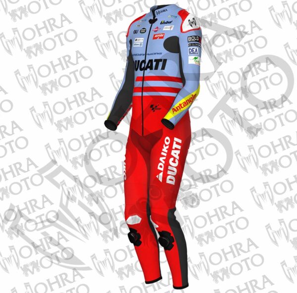 Dive into Victory: Alex Marquez 2024 Ducati Gresini Racing Suit - Image 4