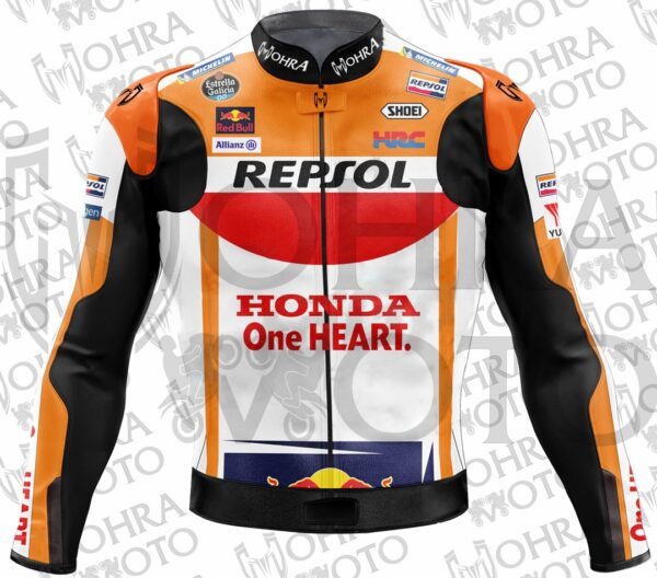 Marc Marquez Honda Repsol 2023 MotoGP Leather Jacket