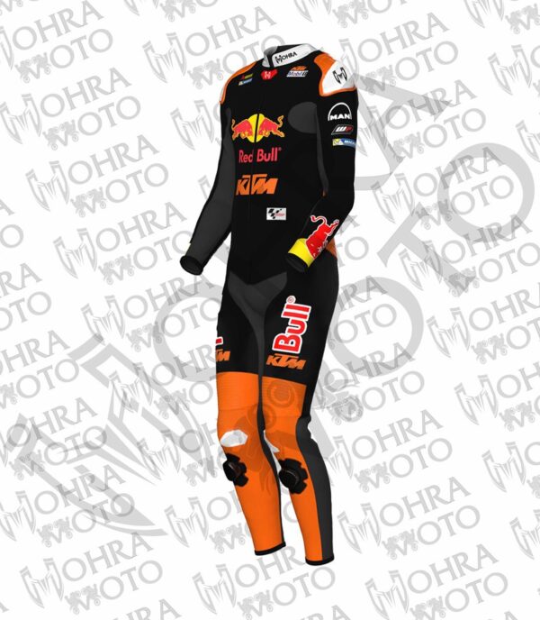 Jack Miller KTM Red Bull 2024 Moto Racing Suit – Black and Orange - Image 4