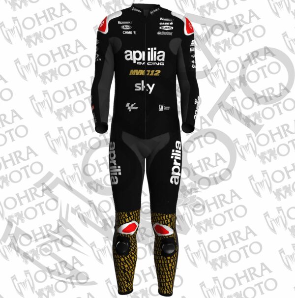 Maverick Vinales Winter Test 2024 Aprilia Racing Suit - Image 2