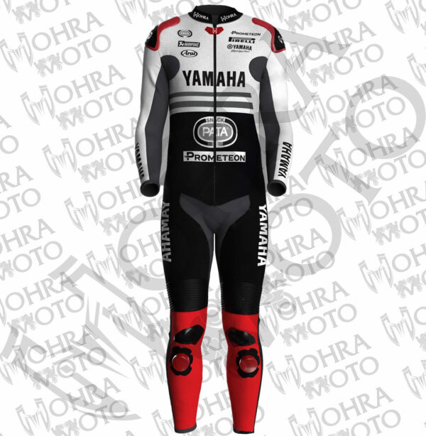 Jonathan Rea Yamaha Motorcycle Racing Suit - Image 3