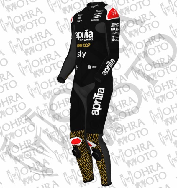 Maverick Vinales Winter Test 2024 Aprilia Racing Suit - Image 4