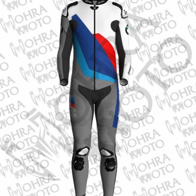 BMW M Pro Race Comp Racing Suit 2024 – White/Grey