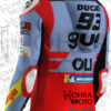 Alex Marquez 2024 Ducati Gresini Racing Leather Jacket - Image 3