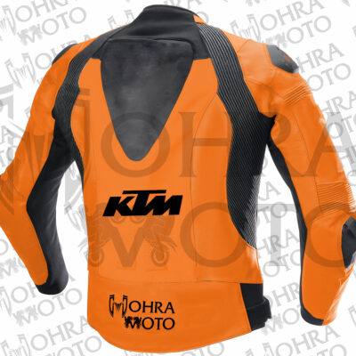 KTM Racing 1.3MM Cowhide Leather Motorcycle Jacket Unisex Motorbike Jacket