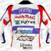 2023 Johann Zarco 1.3MM Cowhide Ducati Motorcycle Jacket Unisex Motorbike Jacket - Image 4