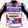 2023 Johann Zarco 1.3MM Cowhide Ducati Motorcycle Jacket Unisex Motorbike Jacket