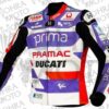 2023 Johann Zarco 1.3MM Cowhide Ducati Motorcycle Jacket Unisex Motorbike Jacket - Image 3