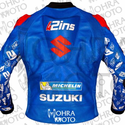 2021 Alex Rins MotoGP Suzuki GSXR Motorcycle Jacket Unisex Motorbike Jacket