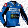 2021 Alex Rins MotoGP Suzuki GSXR Motorcycle Jacket Unisex Motorbike Jacket - Image 3