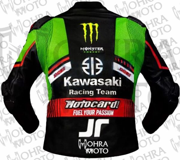 Jonathan Rea Monster Energy Kawasaki ZX-10R Motorcycle Jacket/Motorbike Jacket - Image 4