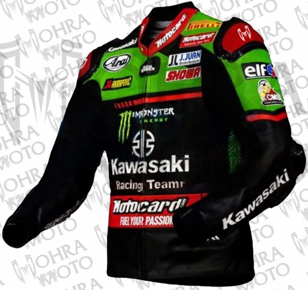 Jonathan Rea Monster Energy Kawasaki ZX-10R Motorcycle Jacket/Motorbike Jacket - Image 3