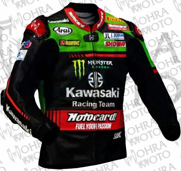 Jonathan Rea Monster Energy Kawasaki ZX-10R Motorcycle Jacket/Motorbike Jacket - Image 2