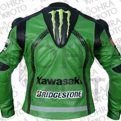 Kawasaki Racing Team Monster Energy Motorcycle Jacket Unisex Motorbike Jacket