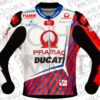 2021 Johann Zarco 1.3mm Cowhide Ducati Motorcycle Jacket Unisex Motorbike Jacket
