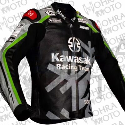 2022 Jonathan Rea Cowhide Kawasaki Motorcycle Jacket Unisex Motorbike Jacket