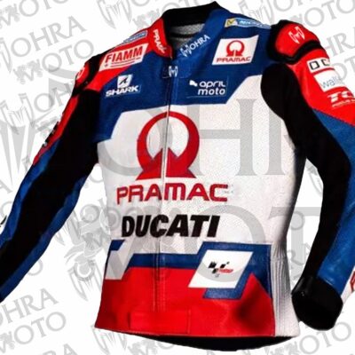 2022 Johann Zarco 1.3MM Cowhide Ducati Motorcycle Jacket Unisex Motorbike Jacket