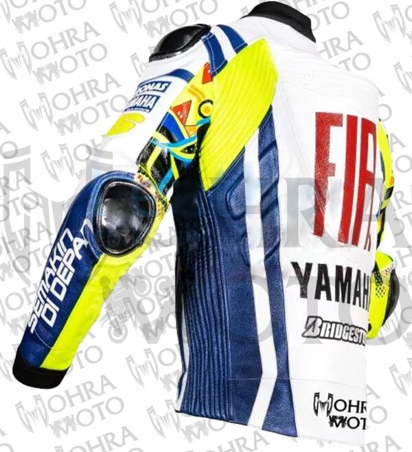 VR46 Valentino Rossi Yamaha MotoGP Motorcycle Jacket Unisex Motorbike Jacket - Image 4