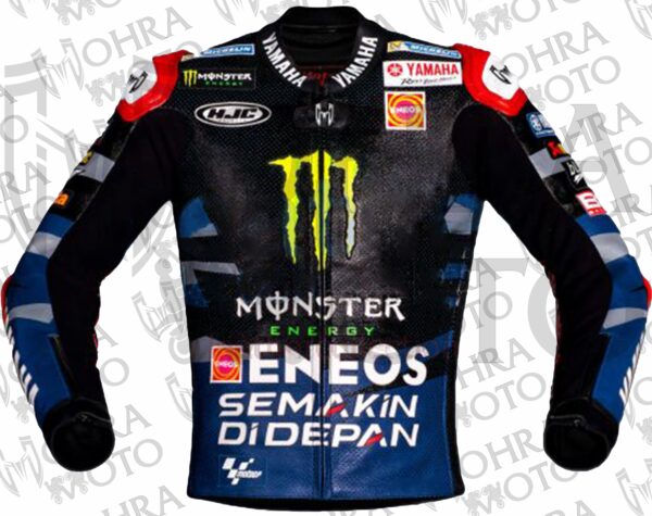 Fabio Quartararo Monster Energy Yamaha Motorcycle Jacket Unisex Motorbike Jacket