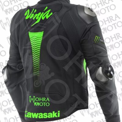 Kawasaki Racing Team Monster Energy Motorcycle Jacket Unisex Motorbike Jacket