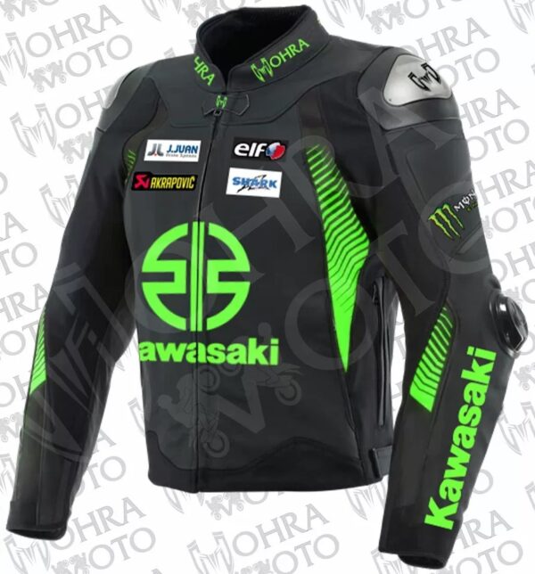 Kawasaki Racing Team Monster Energy Motorcycle Jacket Unisex Motorbike Jacket