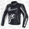 2025 Suzuki Hayabusa Cowhide Leather Motorcycle Jacket Unisex Motorbike Jacket