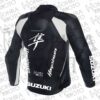 2025 Suzuki Hayabusa Cowhide Leather Motorcycle Jacket Unisex Motorbike Jacket - Image 2