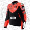 2025 KTM Racing 1.3mm Cowhide Leather Motorcycle Jacket Unisex Motorbike Jacket