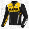 2025 Yamaha R1 1.3mm Cowhide Leather Motorcycle Jacket Unisex Motorbike Jacket