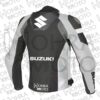 2025 Suzuki 1.3mm Cowhide Leather Motorcycle Jacket Unisex Motorbike Jacket - Image 2