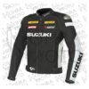 2025 Suzuki 1.3mm Cowhide Leather Motorcycle Jacket Unisex Motorbike Jacket