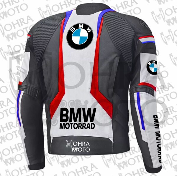 BMW Motorrad 1.3mm Cowhide Leather Motorcycle Jacket Unisex Motorbike Jacket - Image 2
