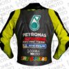 Yamaha Petronas VR46 1.3mm Leather Motorcycle Jacket Unisex Motorbike Jacket - Image 2