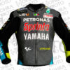 Yamaha Petronas VR46 1.3mm Leather Motorcycle Jacket Unisex Motorbike Jacket
