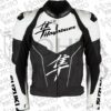 2025 Suzuki Hayabusa Cowhide Leather Motorcycle Jacket Unisex Motorbike Jacket