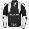 2025 Suzuki Hayabusa Cowhide Leather Motorcycle Jacket Unisex Motorbike Jacket - Image 2