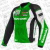 Kawasaki Monster Energy 1.3mm Leather Motorcycle Jacket Unisex Motorbike Jacket