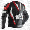 Honda HRC 1.3mm Cowhide Leather Motorcycle Jacket Unisex Motorbike Jacket - Image 2