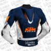 KTM Racing 1.3mm Cowhide Leather Motorcycle Jacket Unisex Motorbike Jacket - Image 2