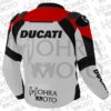 Ducati 1.3mm Cowhide Leather Motorcycle Jacket Unisex Motorbike Jacket - Image 2