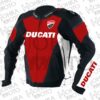 Ducati 1.3mm Cowhide Leather Motorcycle Jacket Unisex Motorbike Jacket