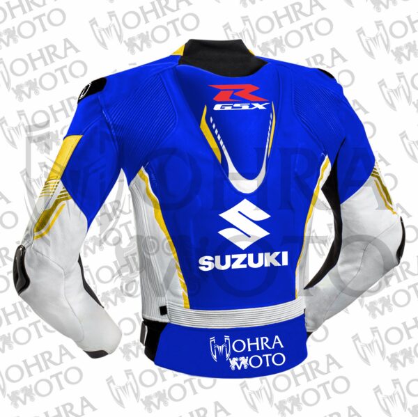 2025 Suzuki GSXR 1.3mm Cowhide Leather Motorcycle Jacket Unisex Motorbike Jacket - Image 2