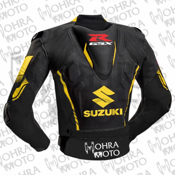 2025 Suzuki GSXR 1.3mm Cowhide Leather Motorcycle Jacket Unisex Motorbike Jacket - Image 2