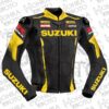2025 Suzuki GSXR 1.3mm Cowhide Leather Motorcycle Jacket Unisex Motorbike Jacket