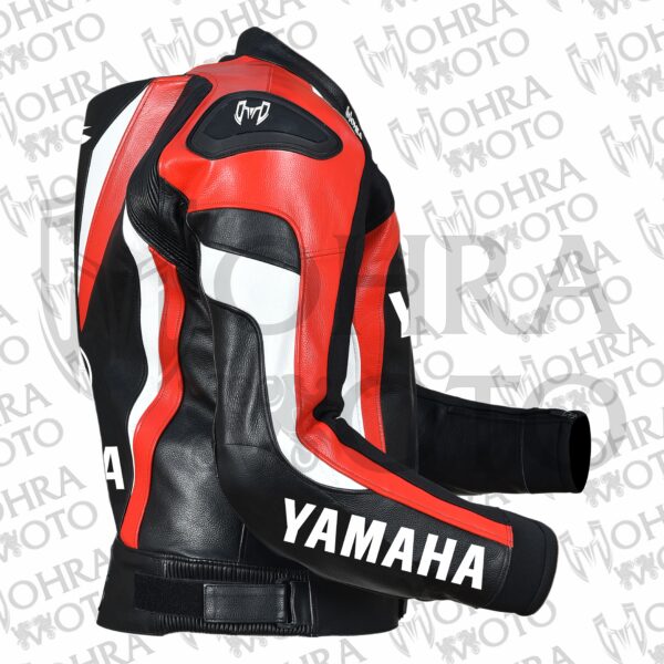 Yamaha R6 1.3mm Cowhide Leather Motorcycle Jacket Unisex Motorbike Jacket - Image 3