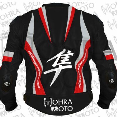 2025 Suzuki Hayabusa 1.3mm Cowhide Motorcycle Jacket Unisex Motorbike Jacket