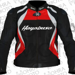 2025 Suzuki Hayabusa 1.3mm Cowhide Motorcycle Jacket Unisex Motorbike Jacket