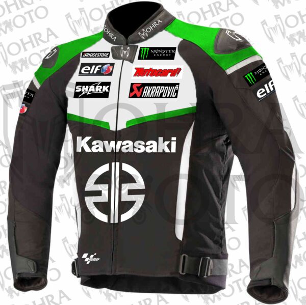 2025 Kawasaki Ninja 1.3mm Cowhide Motorcycle Jacket Unisex Motorbike Jacket